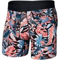 Saxx - Droptemp Cooling Cotton Boxer Brief Fly - Alltagsunterwäsche Gr L bunt