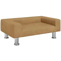 Syfax Hundebett Braun 70x45x26,5 cm Samt