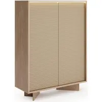 Selsey Semi - Highboard, Eichenholzoptik, 103 cm