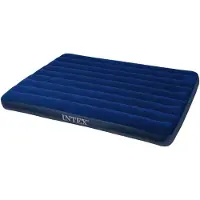 Markenlos Classic Downy Luftbett - Queen - 152 x 203 x 22 cm - Blau