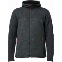 Ivanhoe - Ron Hood - Merinohoodie Gr 3XL schwarz/grau
