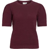 Vila Kurzärmeliges Strickoberteil
