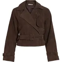 Vila Viida Wildleder Trenchcoat