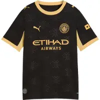 Puma Mcfc Away Jersey Replica Jr black-flaxen (03) 128