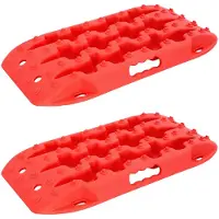 vidaXL Traktionsplatte 2 stk. Rot 57,5 x 30,5 x 5,5 cm