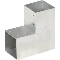 OEM L-Vormige Hakenverbinder 101 mm - Thermisch Verzinktes Metaal - Hoekstück für Carport, Überdachung und Pergola - Wetterfest