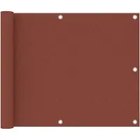 OEM Terracotta Balkonrollo 75x500 cm Oxford Stoffen - UV-beständig & Winddicht