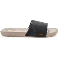 Rider Flip-Flops 12442BT205 Beige Schwarz Gelb, rutschfeste Sohle, breiter Riemen