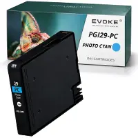 Evoke -Patronen, kompatibel mit dem Canon-Drucker PGI-29 PGI29 4876B001, Cyan (Foto), 38 ml, kompatibel mit dem Pixma Pro-1