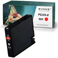 Evoke -Patronen, kompatibel mit dem Canon-Drucker PGI-29 PGI29 4878B001, rot, 38 ml, kompatibel mit dem Pixma Pro-1