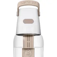 Dafi SOLID 0,7-L Filterflasche Cappuccino-Kohlefilter, Tritan BPA-frei