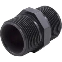 LTPRTZ PVC-U Doppelgarnitur 1 Zoll AG/AG für Trinkwasser und Hochdruck
