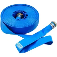StarTech.com Wasserschlauch - Flachschlauch 5,08 cm - 30,48 m - PVC/Polyester - Wasserpumpe Ablaufschlauch - 90 PSI - -5°C bis 65°C