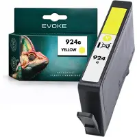 Evoke -Patrone, kompatibel mit dem HP-Drucker 924e 4K0U9NE, gelb, 13,5 ml, kompatibel mit den Modellen 8122e, 8124e, 8125e, 8132e und 8134e
