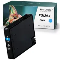 Evoke -Patronen, kompatibel mit dem Canon-Drucker PGI-29 PGI29 4873B001 Cyan 38 ml, kompatibel mit dem Pixma Pro-1