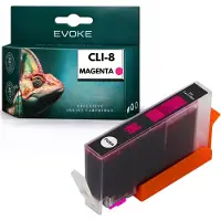 Evoke -Patronen für den Canon-Drucker CLI8 0622B Magenta 14 ml, kompatibel mit PIXMA IP3300, IP3500, IP4200, IP4200X und IP4303