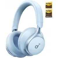 Soundcore Space One Over-Ear-Kopfhörer mit ANC und Bluetooth 5.3, Blau
