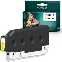 Evoke -Patronen, kompatibel mit dem Epson-Drucker T08H C13T08H400, gelb, 400 ml, kompatibel mit dem WorkForce Enterprise AM-C4000