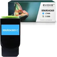 Evoke Toner-Kompatibilkartusche für den Drucker Xerox C310, 315C, 8K, 006R04369, Cyan, 5.500 Seiten, kompatibel mit C310 und C315
