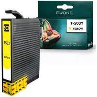 Evoke -Kompatible Patrone für den Epson-Drucker T503Y T-503 XL, gelb, 10 ml, kompatibel mit WF-2965DWF, 2960DWF, Exp, Home, XP-5200, XP-5205