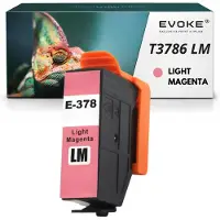 Evoke -Kompatible Patrone für den Epson-Drucker T3786 T378LM, offen, Magenta, 13 ml, kompatibel mit XP-15000, Expression Photo, XP-8500 und XP-8505
