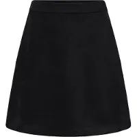 Ichi A-Linien-Rock "Damen Anzugrock IHFINO", Damen, Gr. 34, schwarz, Obermaterial: 97% Polyester PES. 3% Elasthan EL., Röcke A-Linien-Rock
