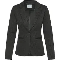 Ichi Blusenblazer "Damen Blazer IHKATE", Damen, Gr. XL, schwarz (rosin, schwarz), Obermaterial: 73% Polyester PES. 25% Viskose CV. 2% Elasthan EL., Blazer Blusenblazer