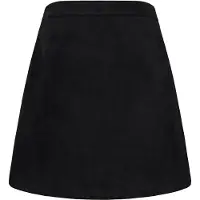 Ichi A-Linien-Rock "Damen Anzugrock IHFINO", Damen, Gr. 40, schwarz, Obermaterial: 97% Polyester PES. 3% Elasthan EL., Röcke A-Linien-Rock