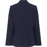Soaked in luxury Blusenblazer "Damen Blazer SLCorinne", Damen, Gr. XL, blau (night sky), Obermaterial: 78% Polyester PES. 18% Viskose CV. 4% Elasthan EL., Blazer Blusenblazer