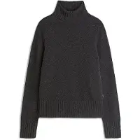 Ecoalf für Damen. MCWGAKNCAQUI0632W26-338 Pullover Caqui dunkelgrau (S), Lässig, Langarm, Nachhaltig, Recycelte Wolle