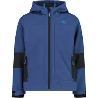 CMP - Boy's Jacket Fix Hood Softshell - Softshelljacke Gr 104 blau