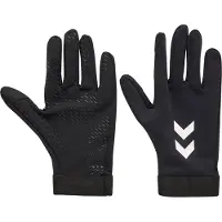 Hummel Trainingshandschuhe "HMLPRO GLOVES", Gr. L, schwarz, Trikot, Kunstfaser, unifarben, Handschuhe Trainingshandschuhe, für Erwachsene, Anti-Rutsch-Aufdruck, touchscreen-kompatibel