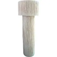 Marrakesch Orient & Mediterran Interior Stehlampe Waya aus Raffiabast gefertigt, für stimmungsvolles Licht, Beige 110 cm