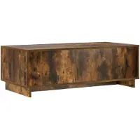 vidaXL Couchtisch Räuchereiche 102 x 50,5 x 35 cm Holzwerkstoff