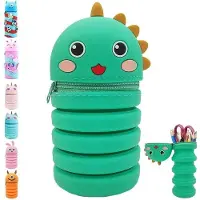 OEM Silikon-2-in-1-Kinder-Organizer für Jungen und Mädchen, teleskopartige Schreibtisch-Organizer für Schulkinder, Geschenk für den Schulstart