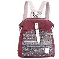 OEM Canvas College Schouderrugzak für Männer und Frauen, Laptop-Tasche für Arbeit, Schule, Reisen, Wandern, Camping