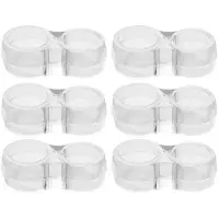 OEM 6 Stuks Transparante PVC Deurstoppers 16,5 mm/23 mm Elastische Herbruikbare Bumper