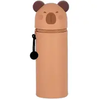 OEM Silikon Tas 2 in 1 mit Rits, Etui für Stifte, Tafelpenhalter, Kawaii Schreibtischaccessoires für Mädchen