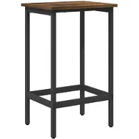 Syfax Barhocker Geräucherte Eiche 40 x 32 x 74 cm Holzwerkstoff
