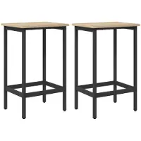 Syfax Barhocker 2 Stk. Sonoma-Eiche 40 x 32 x 74 cm Holzwerkstoff