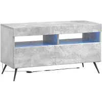 vidaXL LED-TV-Schrank BREDA 3 stk. Betongrau Holzwerkstoff