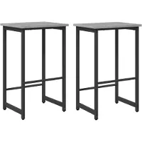 vidaXL Barhocker 2 stk. Sonoma-Grau 40 x 32 x 64 cm Holzwerkstoff