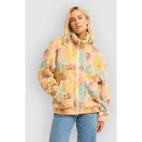 Billabong Fleecejacke "First Light", Damen, Gr. XL, bunt (weiß cap), Obermaterial: 100% Polyester., Jacken Fleecejacke