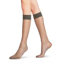 Falke Seidenglatt 15 DEN Damen Kniestrümpfe carbon (3275) 35-38