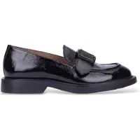 Wonders für Damen. A-5303 Lack Leder Mokassins schwarz (39), Wohnung, Keine, Lässig, Klassisch, Lackleder