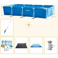 Intex Rechteckiger Frame Pool - 450x220x84 cm - 6-teilig S20845