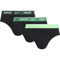 Nike Slip UNDERWEAR "BRIEF 3PK", Herren, Gr. M, 3 Stk., barley, Jersey, Obermaterial: 95% Baumwolle, 5% Elasthan, unifarben, körpernah, Unterhosen Slip, mit Logo-Elastikbund