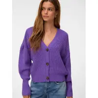 Vero Moda 1100000002199 "VMLEA LS V-NECK CUFF CARDIGAN NOOS" Kunstfaser, regular fit