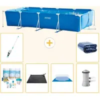 Intex Rechteckiger Frame Pool - 450x220x84 cm - 7-teilig S20073