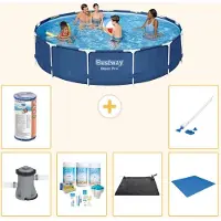 Bestway Steel Pro Rund - 396x84 cm - 7-teilig S22110